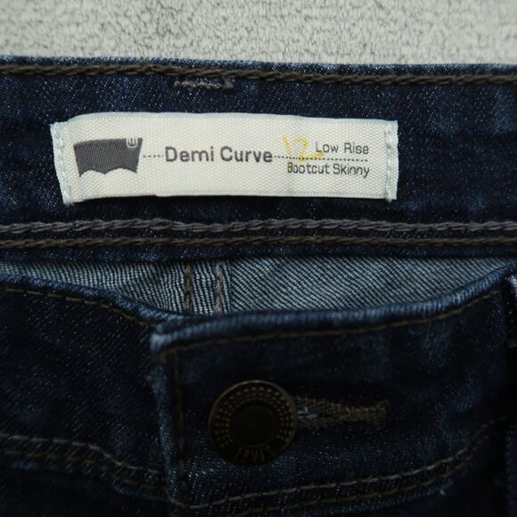 Levi's Jeans Women's Size 28 Low-Rise Demi Curve Bootcut Skinny 29.5" Inseam - Picture 12 of 16